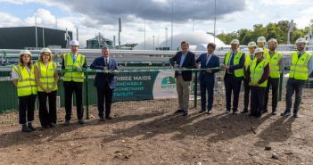 Biomethanprojekt schafft Arbeitsplätze und fördert ländliche Wirtschaft in Hampshire Three Maids Hill Biomethananlage versorgt über 9000 Haushalte (Foto: Qualitas Energy)