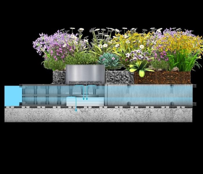 Wasseranstau im unteren Bereich des HydroSpacers HS 170 ? (Foto: ZinCo)