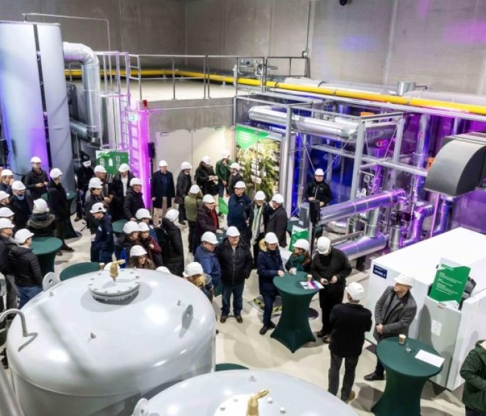 Innovative Kraft-Wärme-Kopplungsanlage und regenerative Fernwärme (Foto: TEAG Thüringer Energie AG)