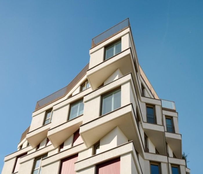 Speziell konzipierte Kastenfenster (Foto: Sorin Morar. Schüco International KG)
